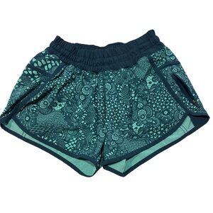 LULULEMON Tracker Short IV Pretty Lace Bali Run Times Speed Up Hotty Hot Sz(4)
